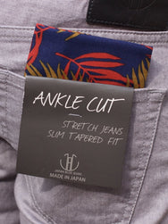 Japan Blue JB3100 - Ankle Cut French Stretch Denim Grey