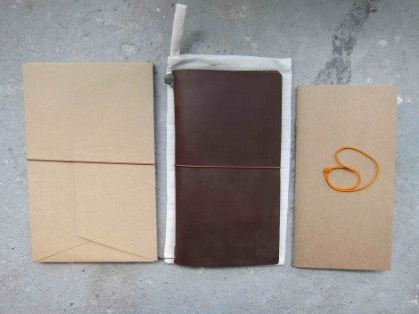 Midori Traveler's Notebook Brown