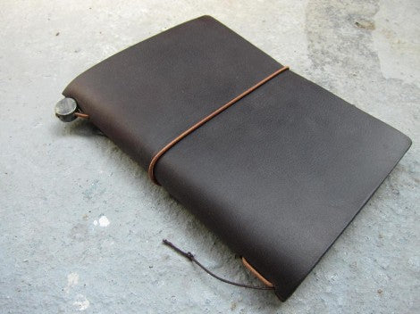 Midori Notebook Passport Size Brown