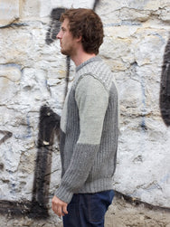 Barbour x White Mountaneering Finhara Crew Neck Charcoal