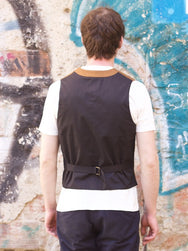 Indigofera Thurston Vest, Japanese Bedford