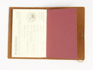 Traveler's Company Traveler's Notebook Camel Passport Size