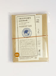 Traveler's Company Traveler's Notebook Camel Passport Size