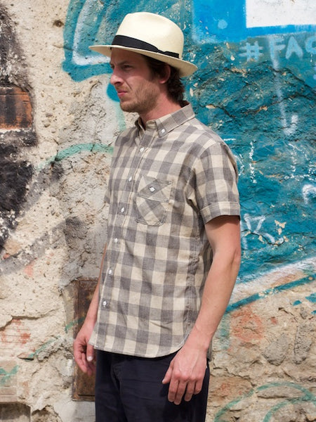 3sixteen SS Workshirt Mocktwist Grey