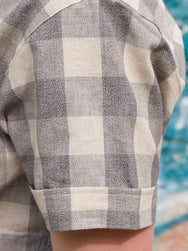 3sixteen SS Workshirt Mocktwist Grey