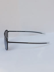 Aviator Matte Black, Grey Mirror, Bayonet