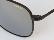 Aviator Matte Black, Grey Mirror, Bayonet