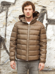 Ten C Hooded Downliner Green Lizard