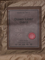 Ten C Hooded Downliner Green Lizard