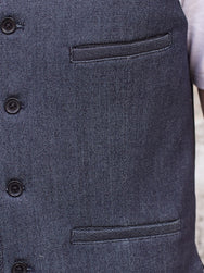 Indigofera Chicota Vest Indigo