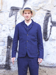 Hansen Garments Elias Blazer, Real Indigo