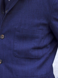 Hansen Garments Elias Blazer, Real Indigo