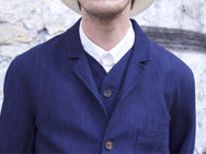 Hansen Garments Elias Blazer, Real Indigo