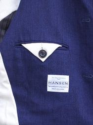 Hansen Garments Elias Blazer, Real Indigo