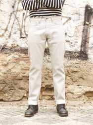 Indigofera Buck Grey Selvage 11 OZ.