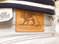 Indigofera Buck Grey Selvage 11 OZ.