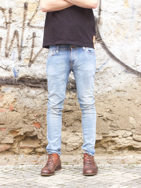 Nudie Jeans Skinny Lin Clean Stone Indigo