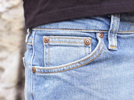 Nudie Jeans Skinny Lin Clean Stone Indigo