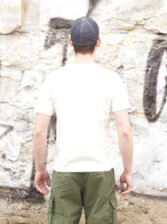 Japan Blue  JBT001 Côte d’Ivoire Cotton Pocket Tee White