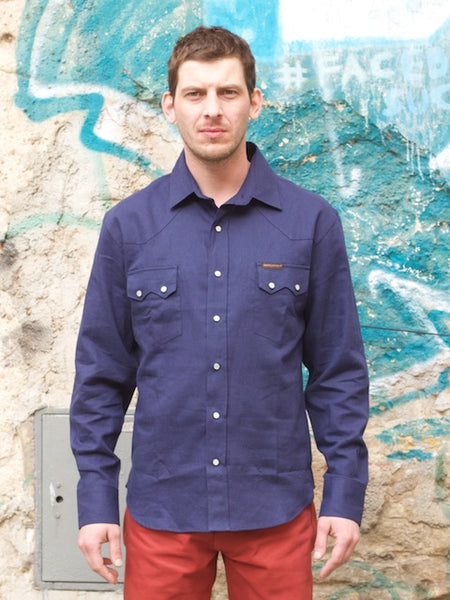 Indigofera Dollard Indigo Chambray