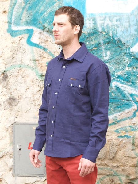 Indigofera Dollard Indigo Chambray