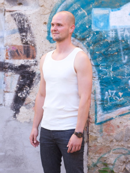 Nudie Jeans Tank Top 2x2  Offwhite