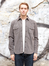 Indigofera Hawley Shirt Suede Grey