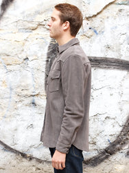 Indigofera Hawley Shirt Suede Grey