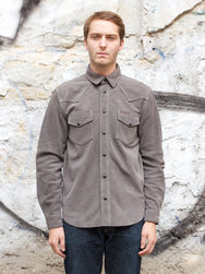 Indigofera Hawley Shirt Suede Grey