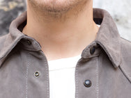 Indigofera Hawley Shirt Suede Grey