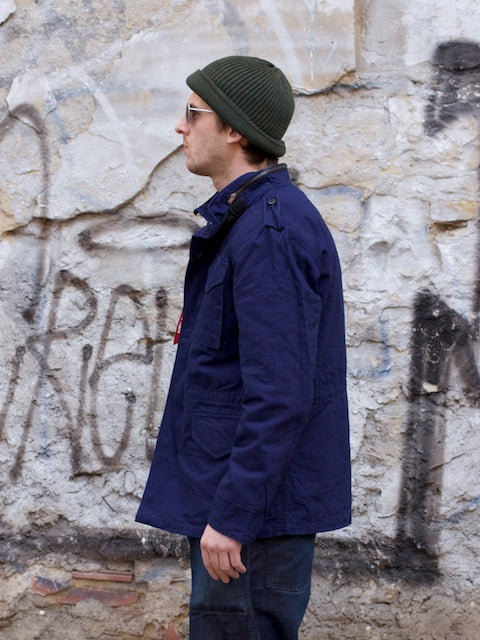 Alpha Industries x 3sixteen M65 Field Coat Indigo