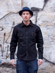 Indigofera Ryman Shirt Black Denim