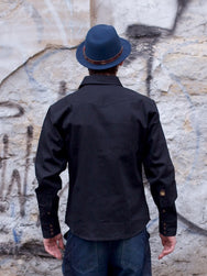 Indigofera Ryman Shirt Black Denim