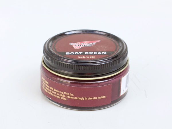 Red Wing Boot Cream Burgundy