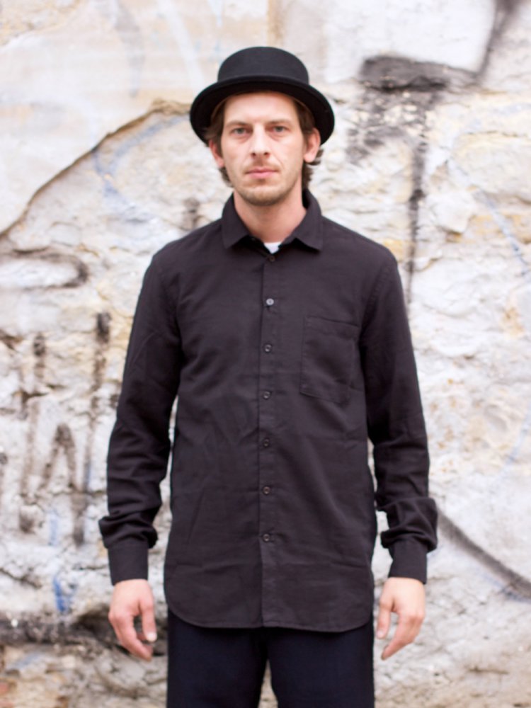 Hansen Garments Henning Shirt, Black