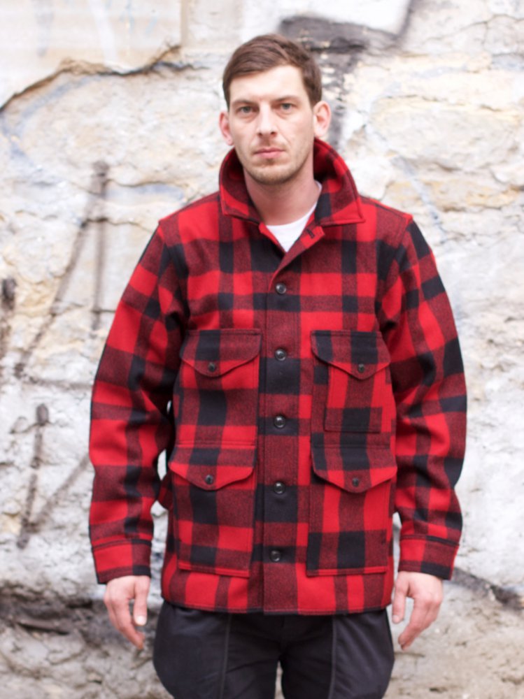 Filson Mackinaw Cruiser Jacket Red/Black