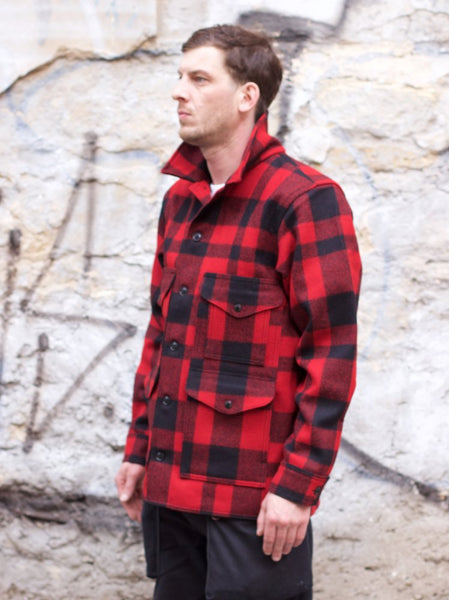 Filson Mackinaw Cruiser Jacket Red/Black