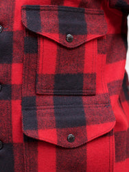 Filson Mackinaw Cruiser Jacket Red/Black