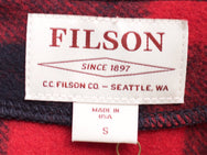 Filson Mackinaw Wool Vest Red/Black