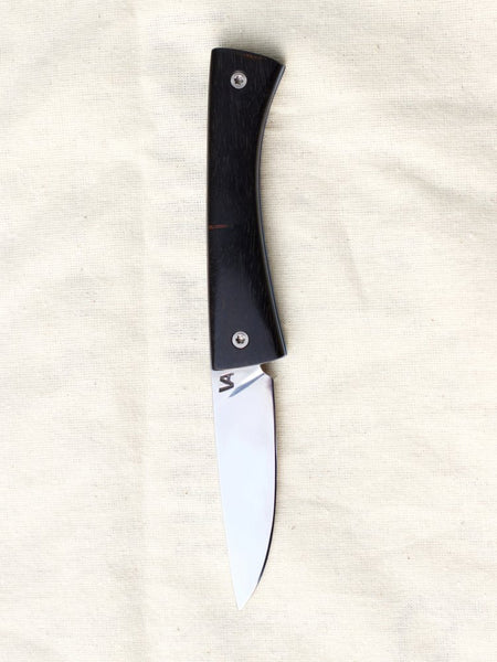Anton Vadovič Folding Knife, Stainless Steel, Eben, Titan