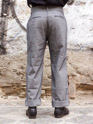 Black Sign Code Lane Stripe Harbour Trousers