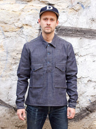 Indigofera Terrence Shirt Military Chambray