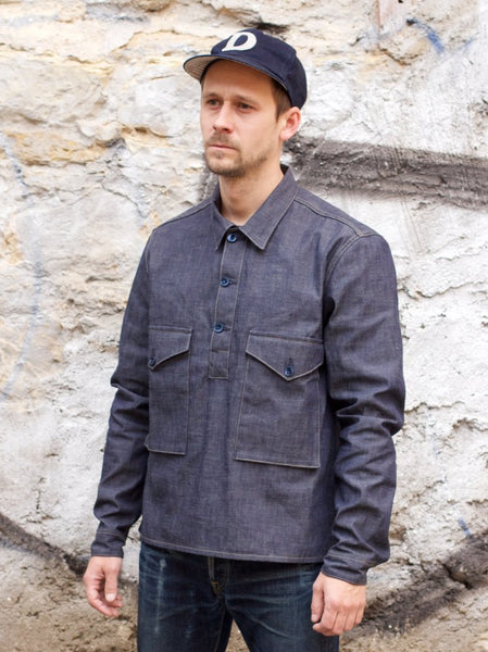 Indigofera Terrence Shirt Military Chambray