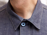 Indigofera Terrence Shirt Military Chambray