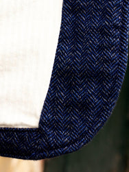 Momotaro Jeans 04-039 Twill Herringbone Vest Indigo