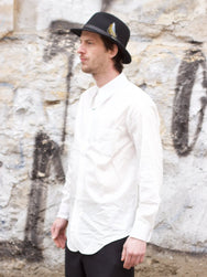 Black Sign Broadway Dress Shirt Salt White
