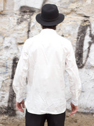 Black Sign Broadway Dress Shirt Salt White