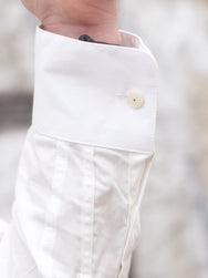 Black Sign Broadway Dress Shirt Salt White