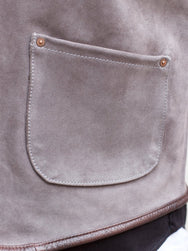 Indigofera Monroe Vest Grey Nubuck