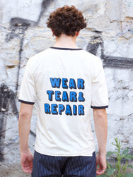 Indigofera Kernion Tee Repair White